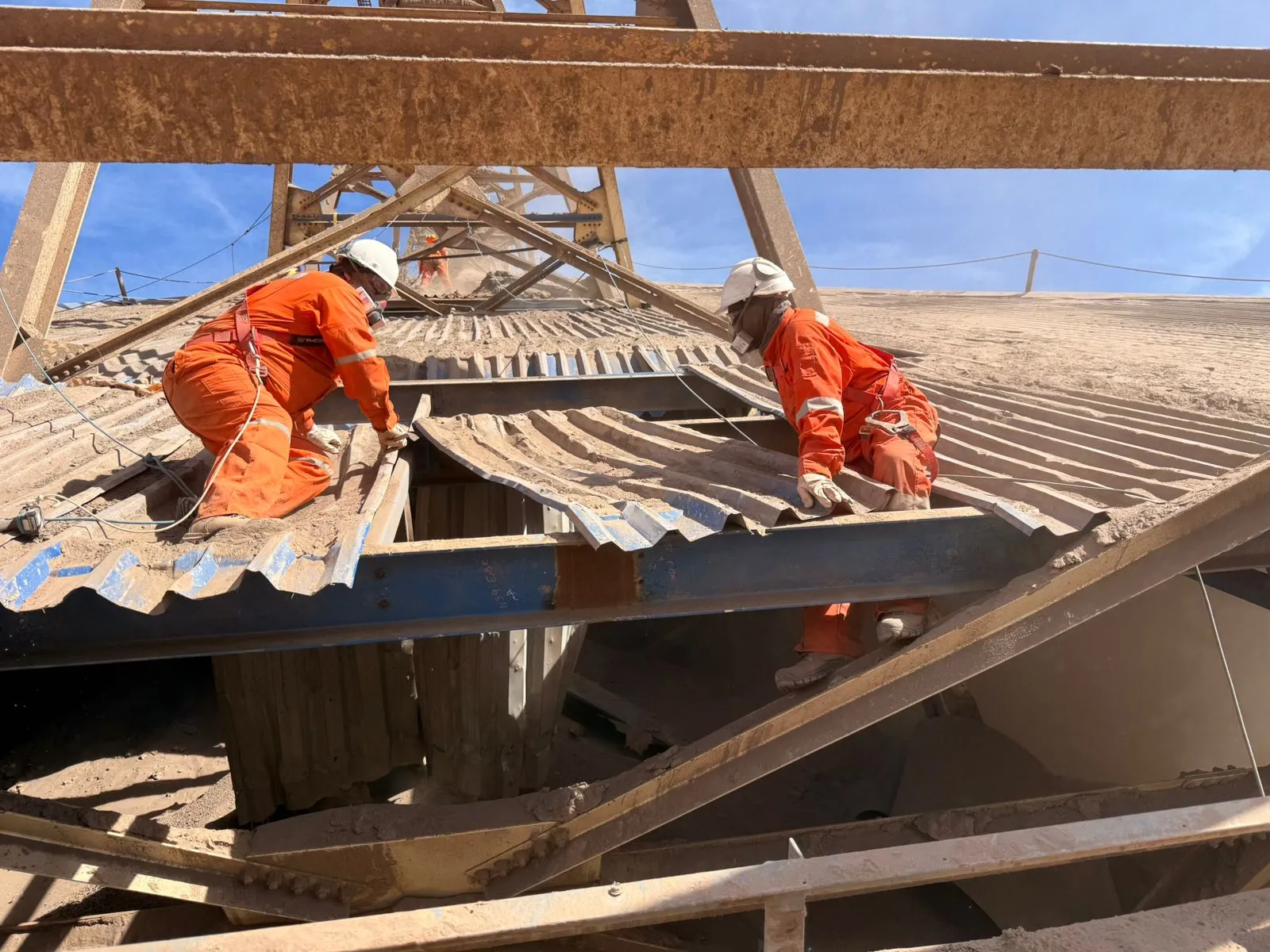 Líneas de vida en techumbres